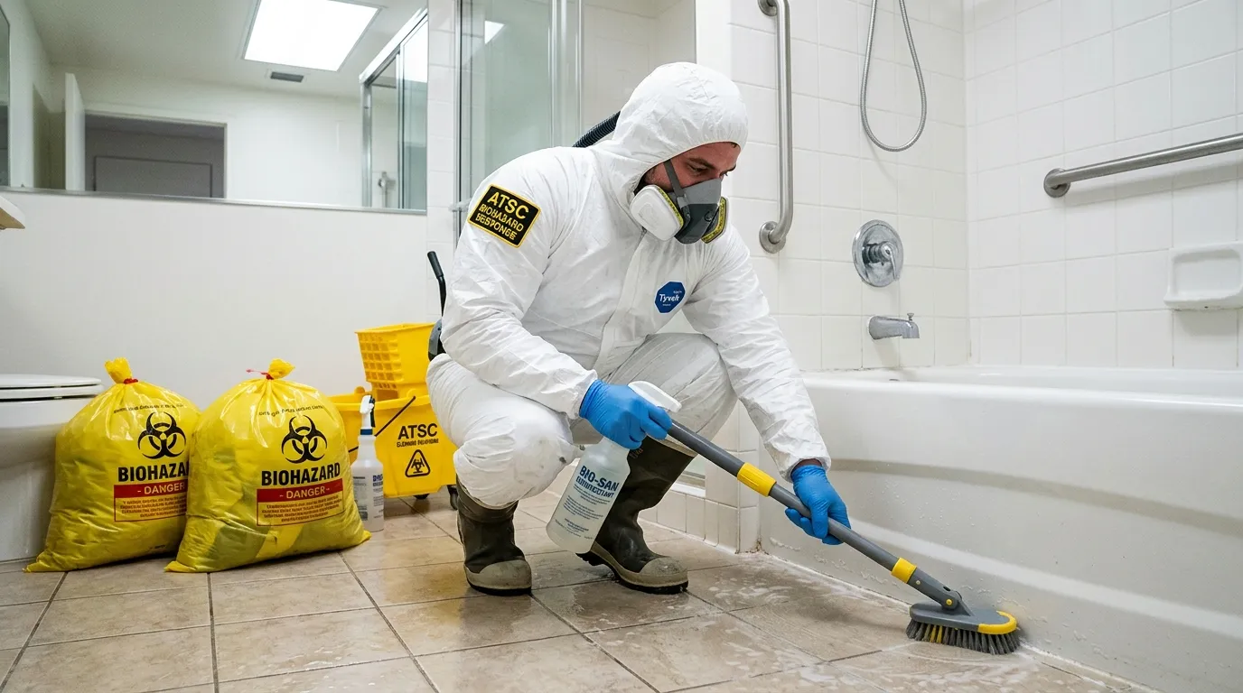 Decontamination equipment deployed for Blood Cleanup in Woodland Park